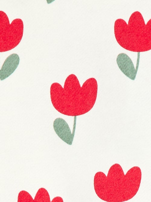 Sweater van molton met motief - Kiabi