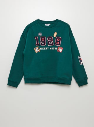 Sweater van molton 'Mickey'