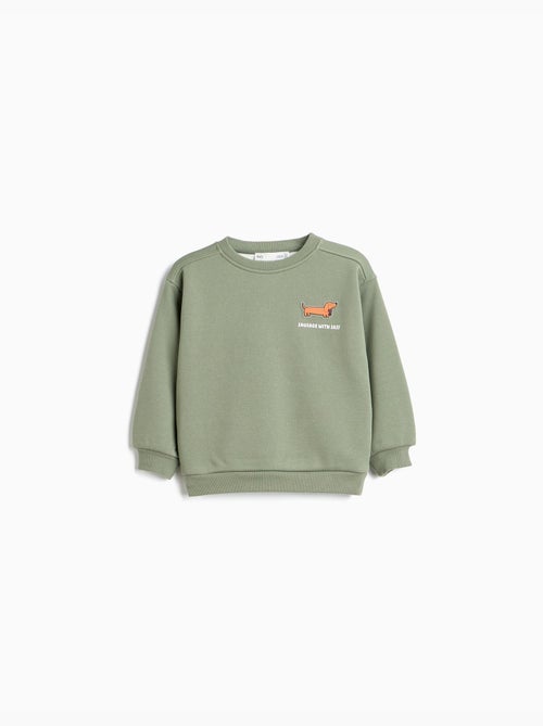Sweater van sweatstof, mo fashion - Kiabi