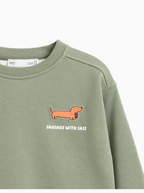 Sweater van sweatstof, mo fashion - Kiabi