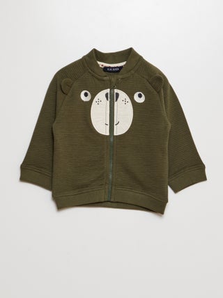 Sweater van warme en zachte joggingstof