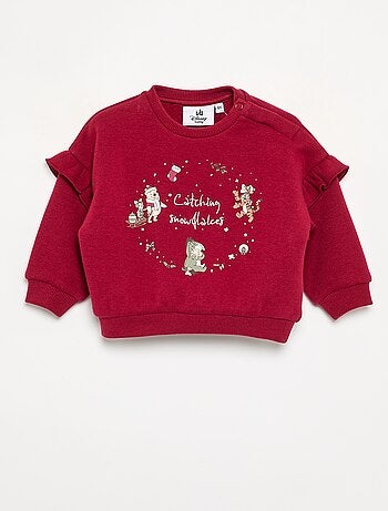 Disney 'Minnie' sweater met ruches op de schouders