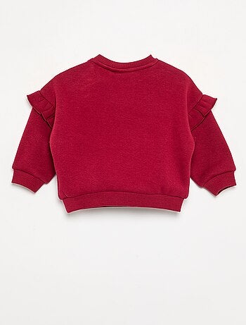 Disney 'Minnie' sweater met ruches op de schouders