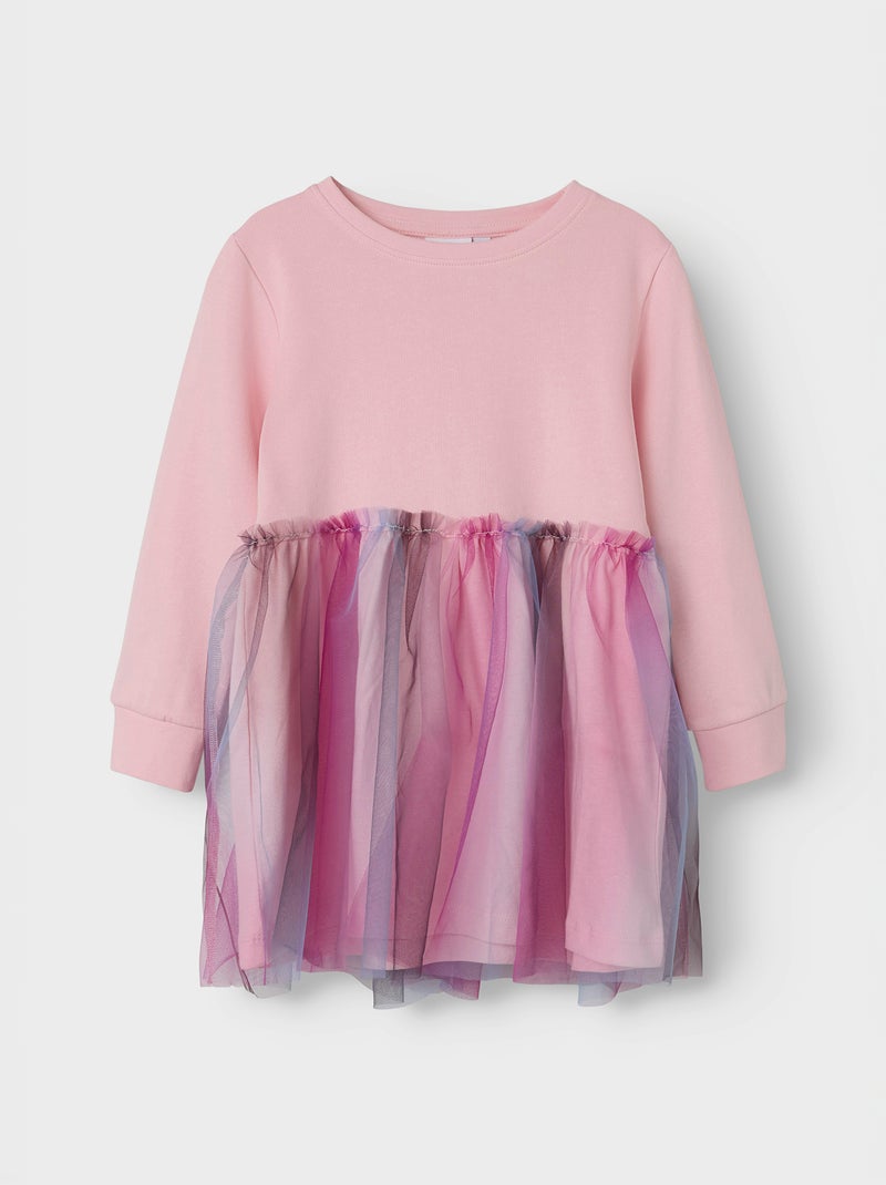Sweatjurk met tule - 'Guppy' Rose - Kiabi