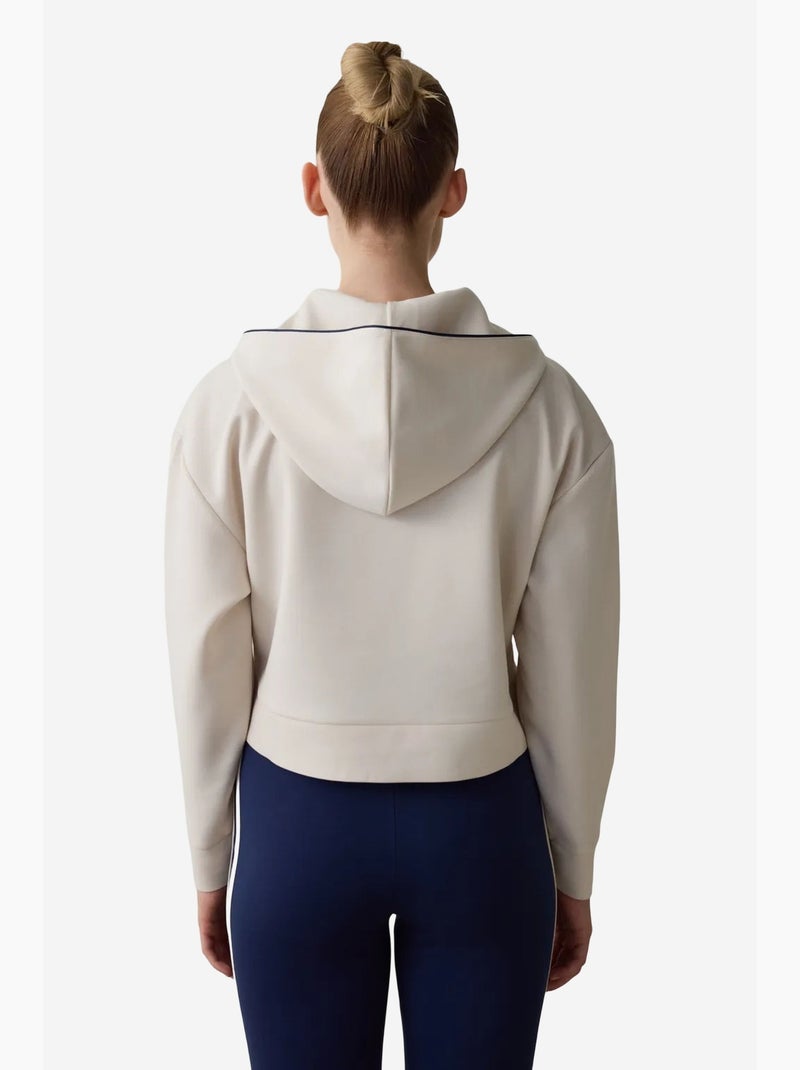 Sweatshirt à capuche en modal penti Beige argile - Kiabi