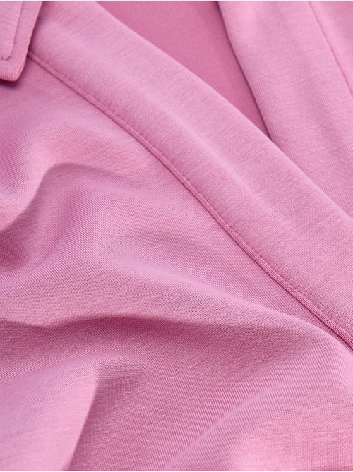Sweatshirt à col polo en modal penti - Kiabi Sweatshirt à col polo en modal penti - Kiabi