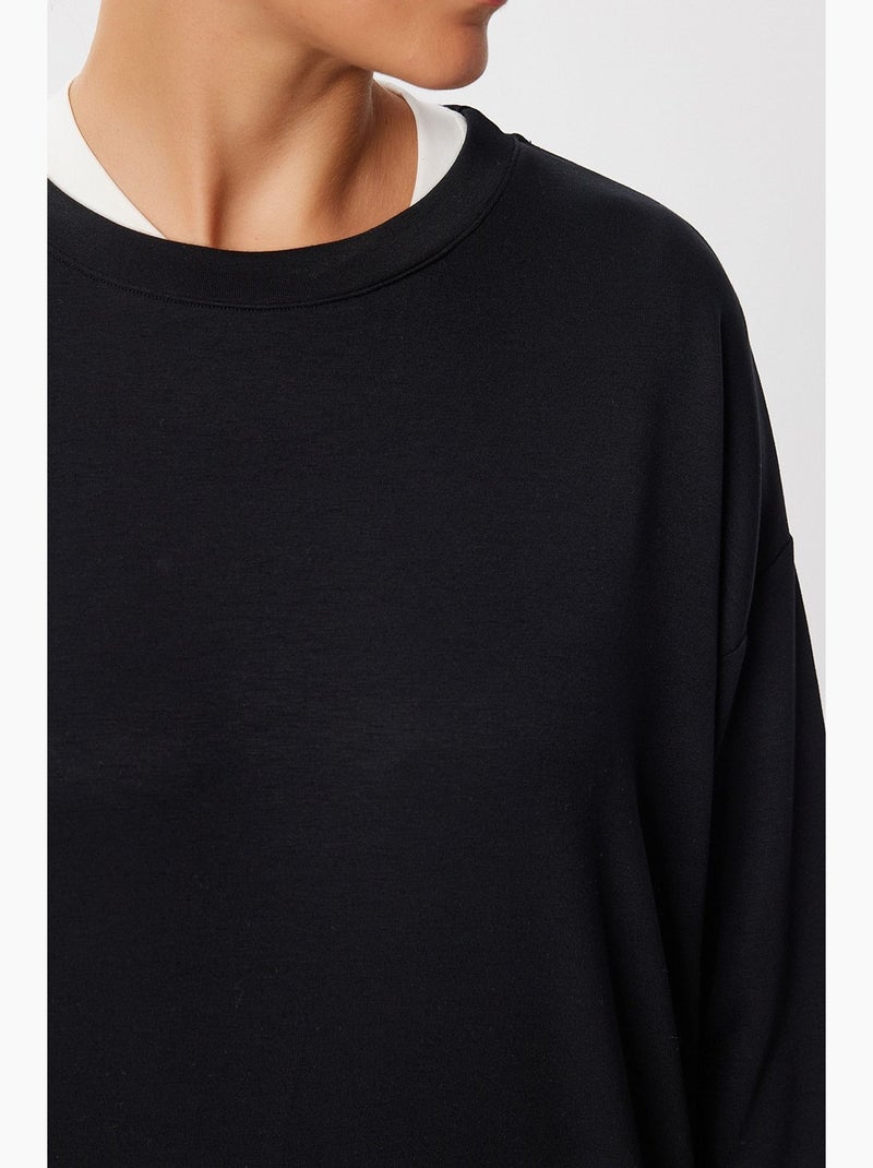 Sweatshirt en coton istanbul Noir - Kiabi