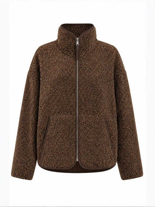 Sweatshirt femme à demi-zip texturé mixray - Kiabi Sweatshirt femme à demi-zip texturé mixray - Kiabi