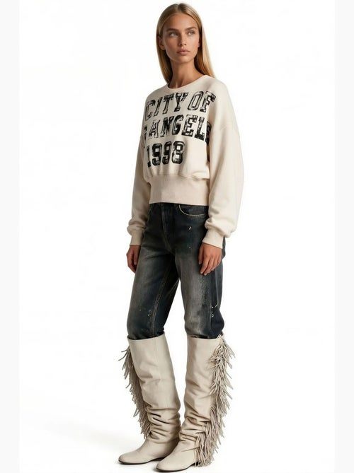 Sweatshirt femme en mélange coton busem - Kiabi