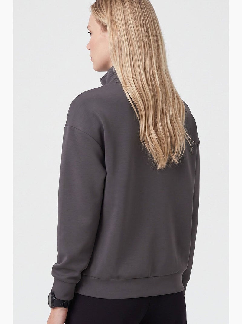 Sweatshirt femme tommy Gris Noir - Kiabi