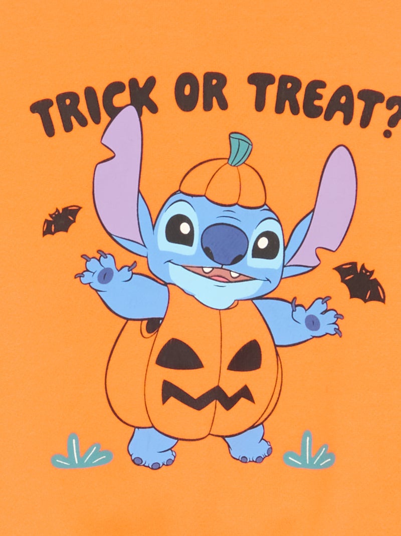 Sweatshirt 'Halloween' 'Disney' 'Stitch' Oranje - Kiabi
