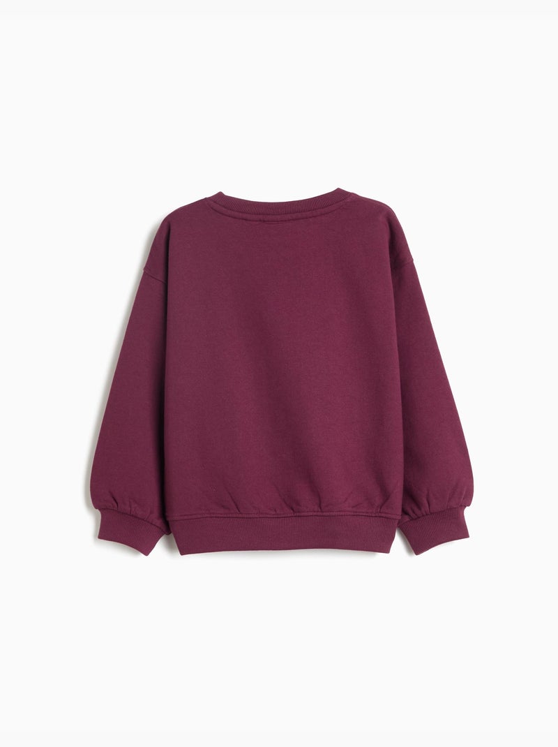Sweatshirt 'hello kitty', mo fashion Paars - Kiabi