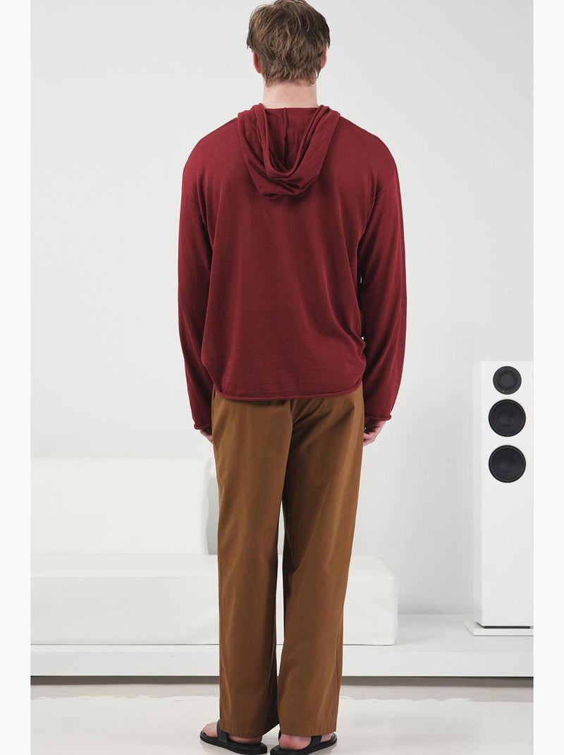 Sweatshirt homme giesto Rouge bordeaux - Kiabi