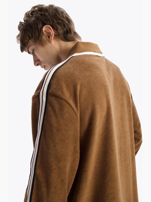 Sweatshirt homme rayé à col polo giesto - Kiabi Sweatshirt homme rayé à col polo giesto - Kiabi