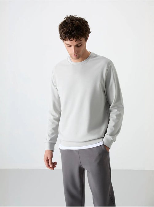 Sweatshirt homme uni à col rond tommy - Kiabi