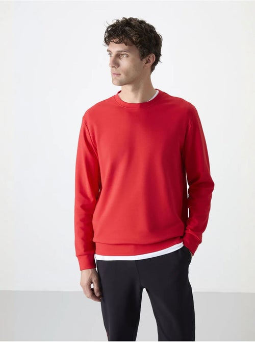 Sweatshirt homme uni à col rond tommy - Kiabi Sweatshirt homme uni à col rond tommy - Kiabi