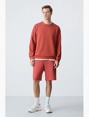 Sweatshirt homme uni à col rond tommy