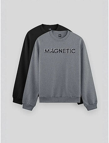 Sweatshirt imprimé à col rond tommy