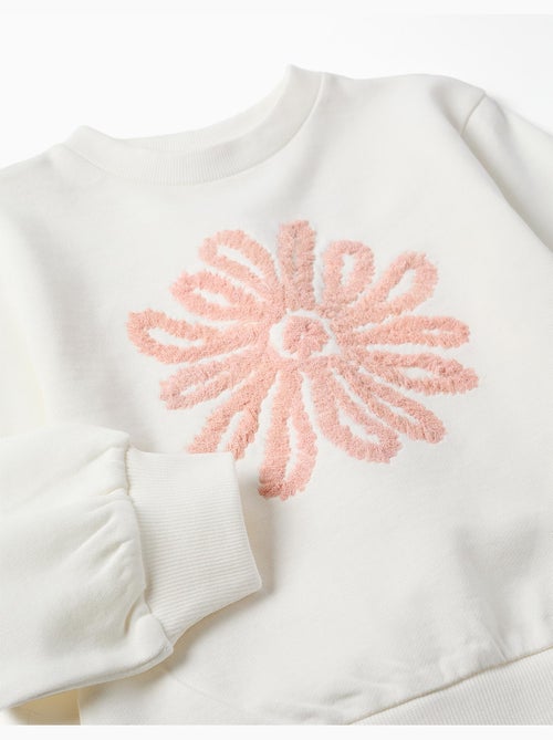 Sweatshirt met bloemenreliëfprint - Kiabi Sweatshirt met bloemenreliëfprint - Kiabi