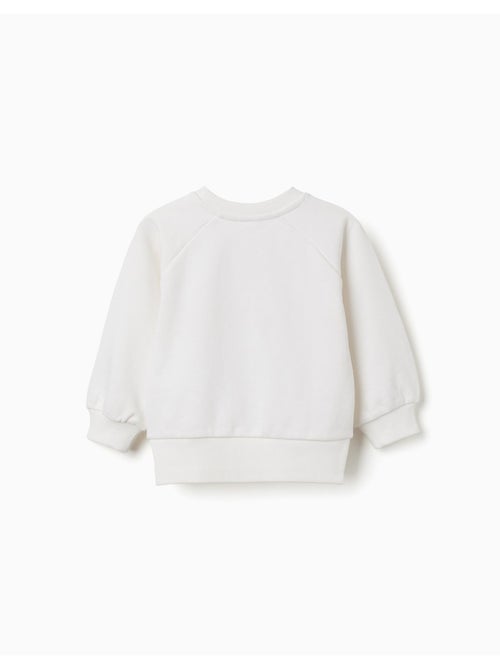 Sweatshirt met bloemenreliëfprint - Kiabi