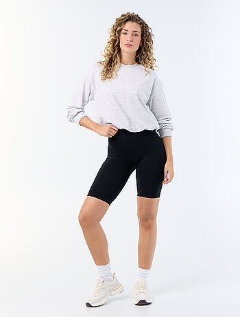 Sweatshirt met bolle pasvorm van french terry