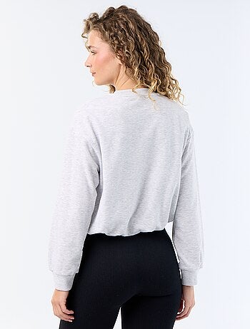 Sweatshirt met bolle pasvorm van french terry