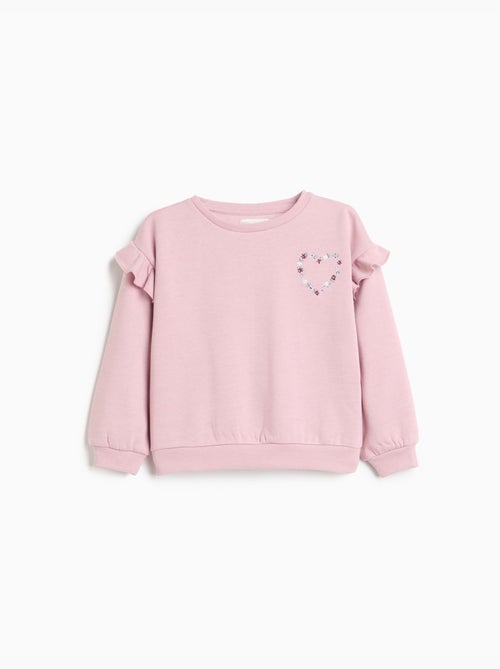 Sweatshirt met borduurwerk, mo fashion - Kiabi Sweatshirt met borduurwerk, mo fashion - Kiabi