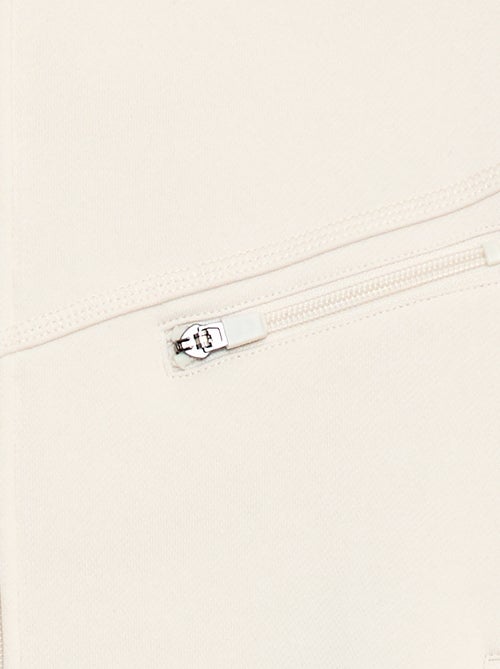 Sweatshirt met capuchon van fleece - Kiabi