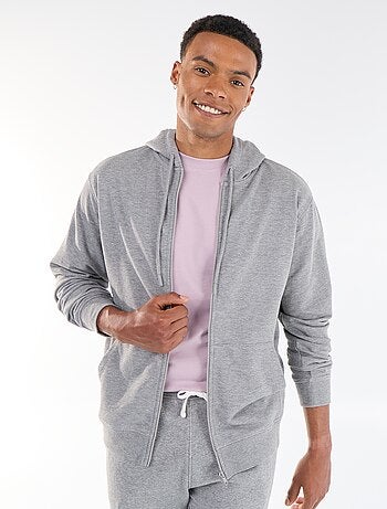 Sweatshirt met capuchon van French Terry