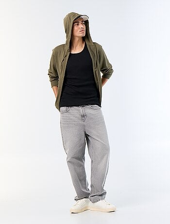 Sweatshirt met capuchon van French Terry