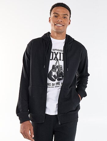 Sweatshirt met capuchon van French Terry