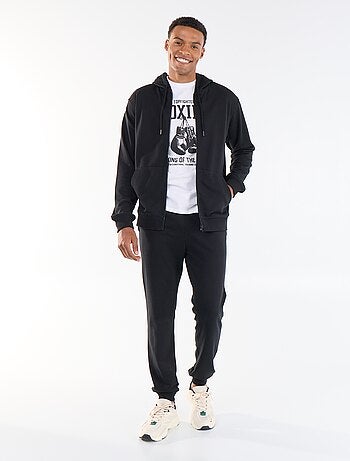 Sweatshirt met capuchon van French Terry
