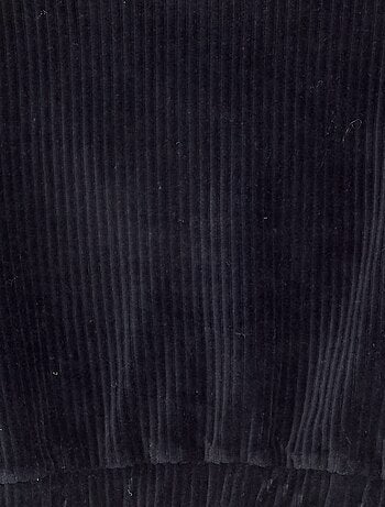 Sweatshirt met capuchon van geribde stof