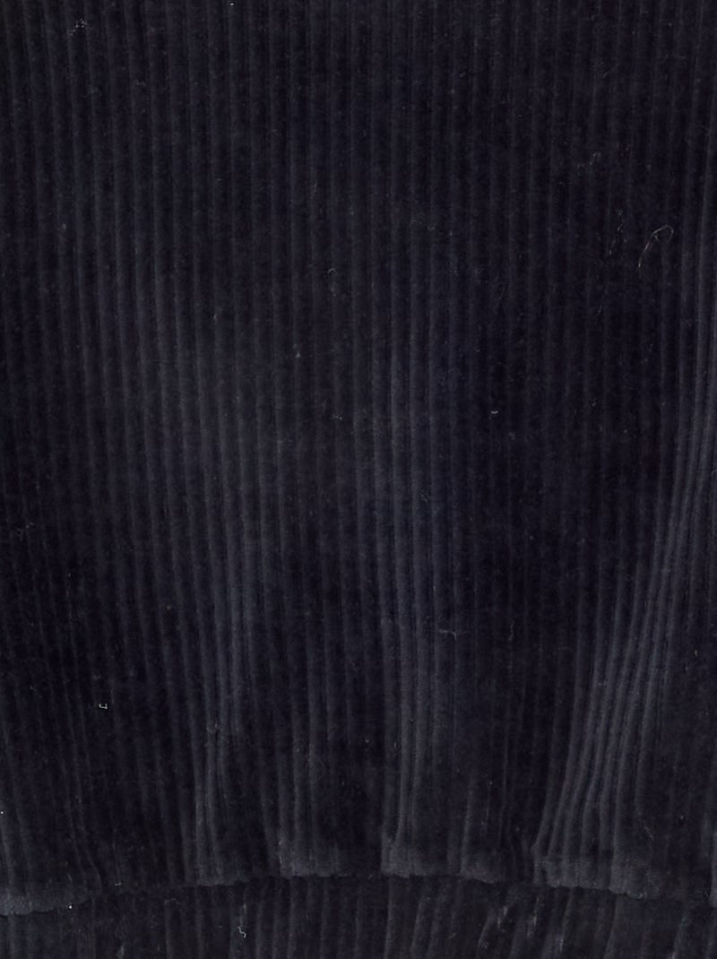 Sweatshirt met capuchon van geribde stof Zwart - Kiabi