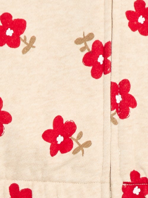 Sweatshirt met kap en print - Kiabi