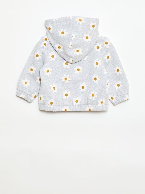 Sweatshirt met kap en print - Kiabi