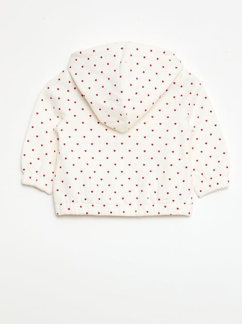 Sweatshirt met kap en print - Kiabi