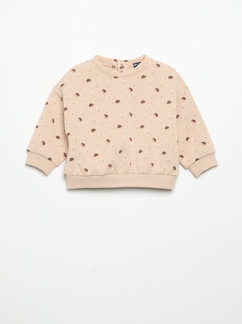 Sweatshirt met lange mouwen - Kiabi
