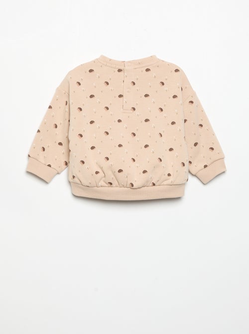 Sweatshirt met lange mouwen - Kiabi