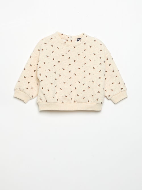 Sweatshirt met lange mouwen - Kiabi