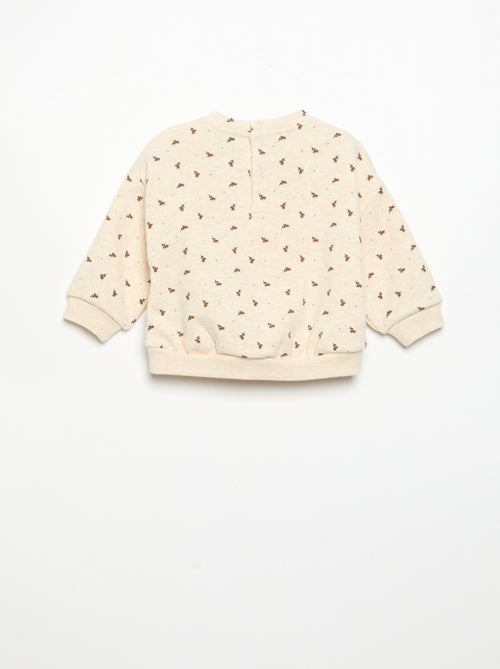 Sweatshirt met lange mouwen - Kiabi