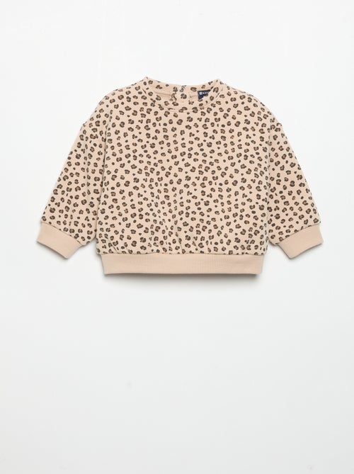 Sweatshirt met lange mouwen - Kiabi