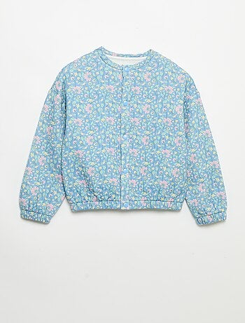 Sweatshirt met lange mouwen en drukknopenopening