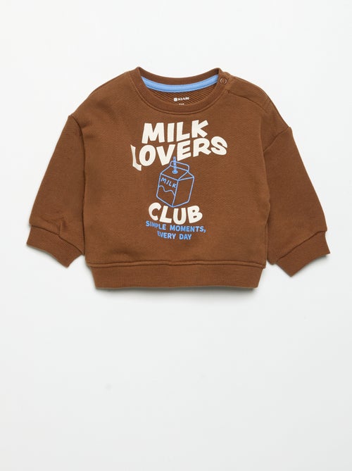 Sweatshirt met lange mouwen en print - Kiabi Sweatshirt met lange mouwen en print - Kiabi