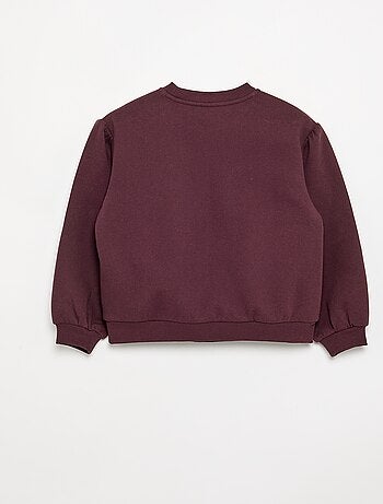 Sweatshirt met lange mouwen en strik
