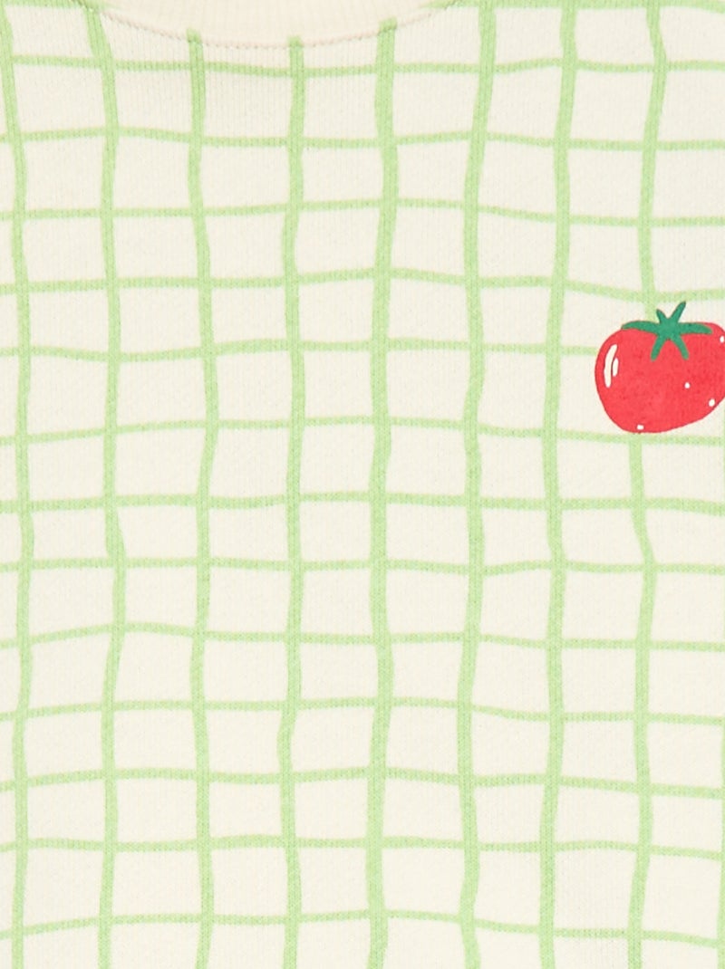 Sweatshirt met lange mouwen 'Grafik Edition' Wit - Kiabi