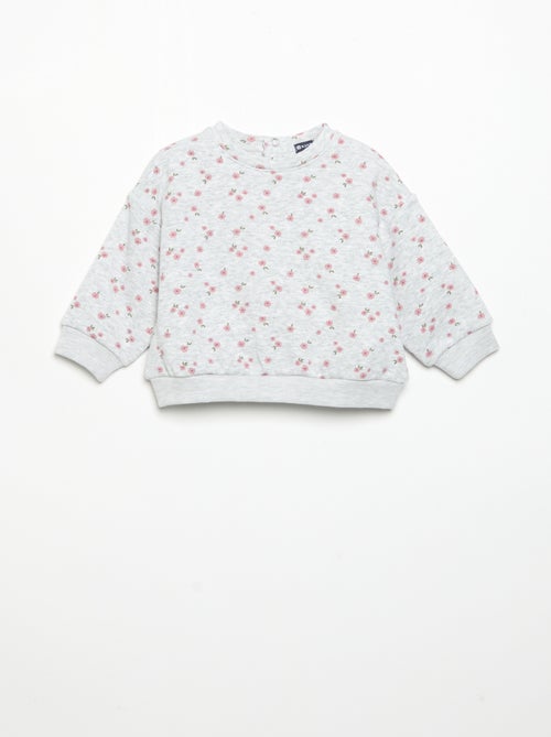 Sweatshirt met lange mouwen - Kiabi