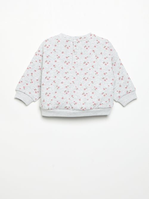 Sweatshirt met lange mouwen - Kiabi