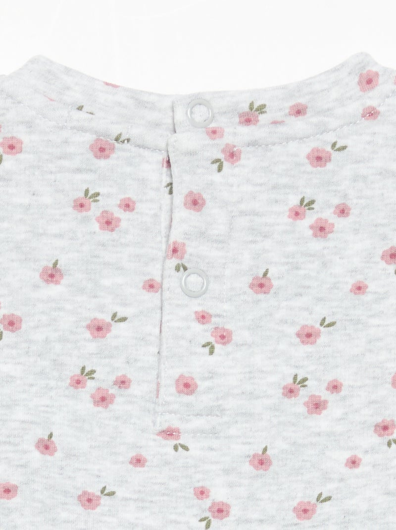 Sweatshirt met lange mouwen Grijs - Kiabi