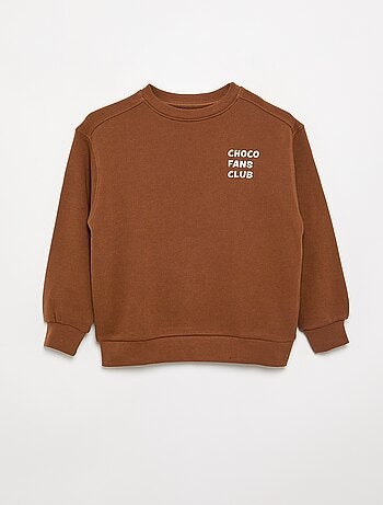 Ruimvallend sweatshirt met lange mouwen
